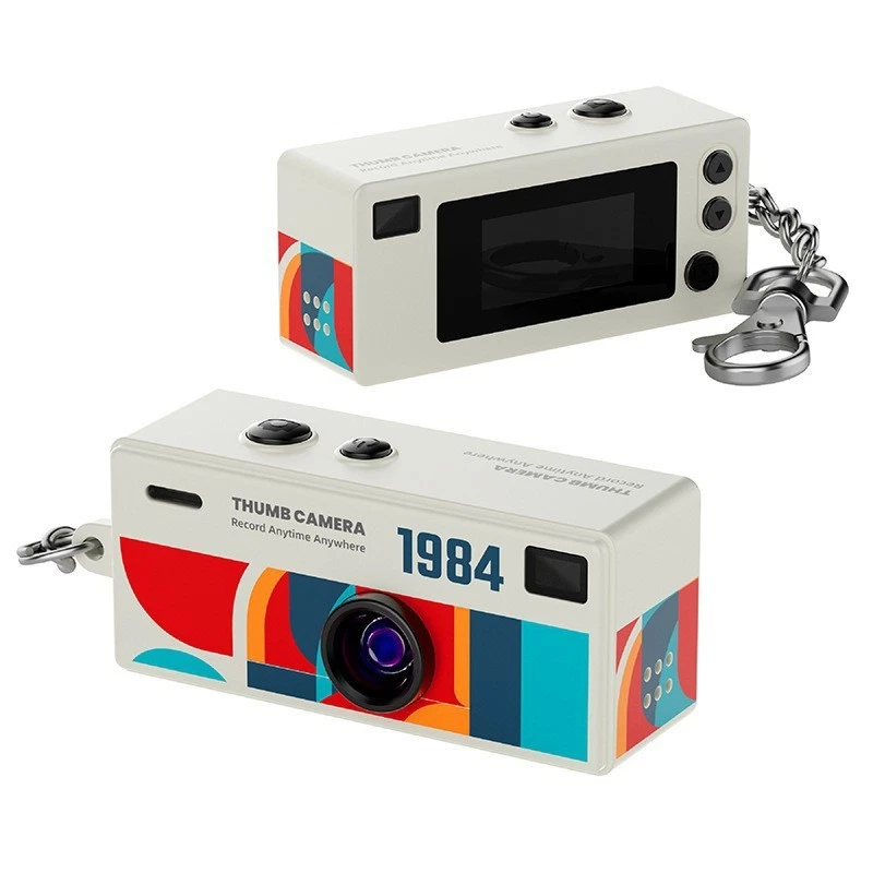 White Mini Pocket Camera